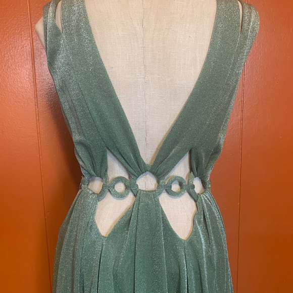 Tarik Ediz Vivid Nilgreen Prom Dress Bridesmaid Party Pagent - Picture 6 of 16